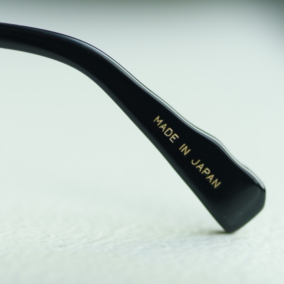 MASAHIROMARUYAMA round frame glasses, Black acetate/titanium gold-tone h… - Picture 9 of 13